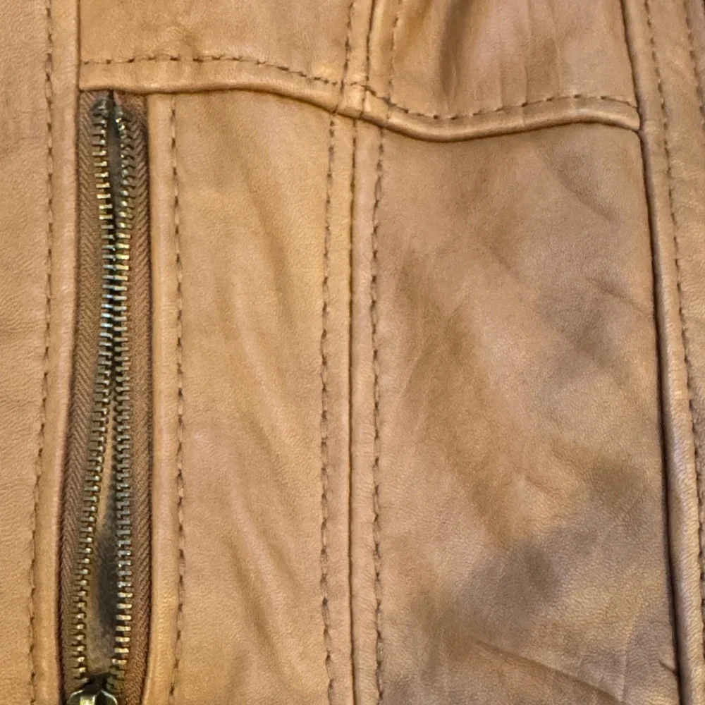 Michael Kors Brown Leather Jacket - Picture 3 of 5